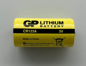 GP Lithium CR123A batteri, 3V – 1 stk.